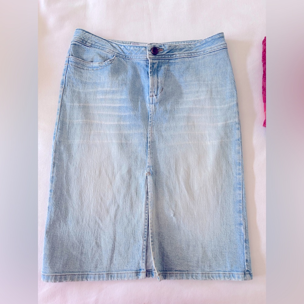 Joe's Jeans Light Blue  denim skirt